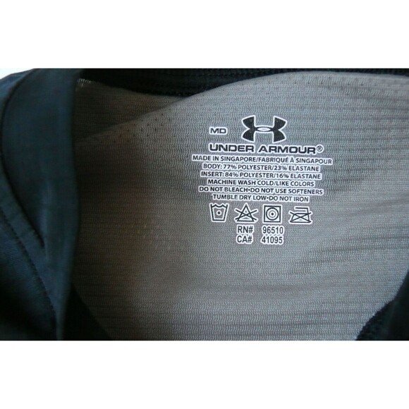 Under Armour Metal sleeveless gym Shirt black Gray Tank Top Athletic Gym MED - Picture 4 of 6